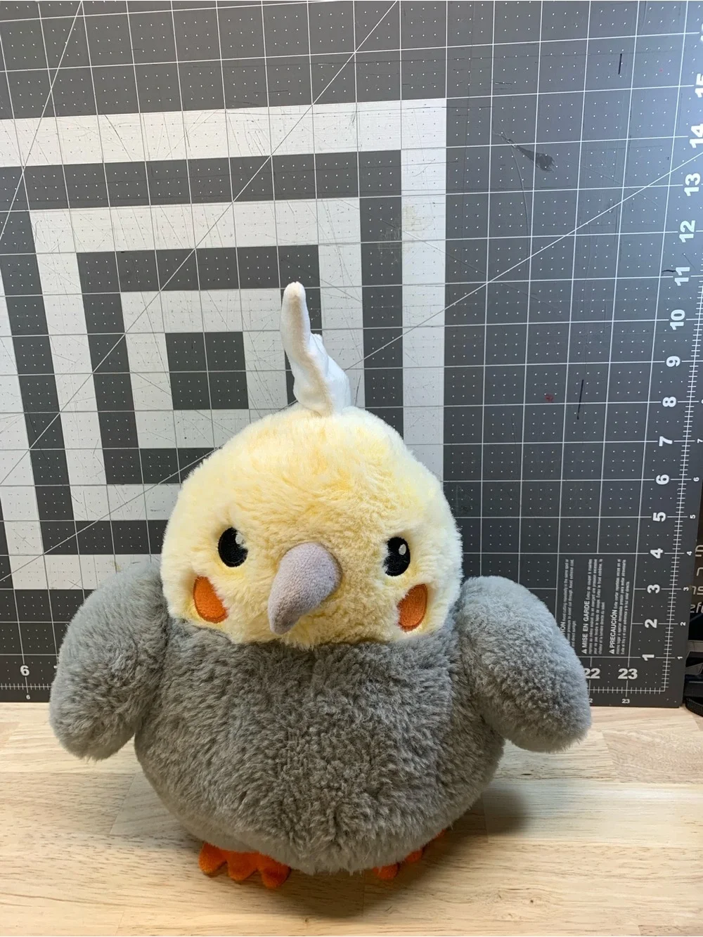 PetSmart Gray Cockatiel Dog Plush Toy Stuffed Bird